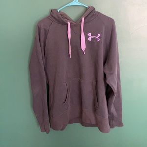 GREY UNDER ARMOUR HOODIE